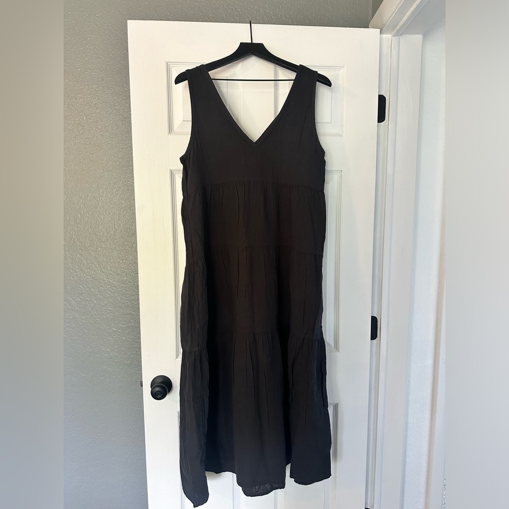 Quince 100% cotton gauze maxi dress - Picture 2 of 4
